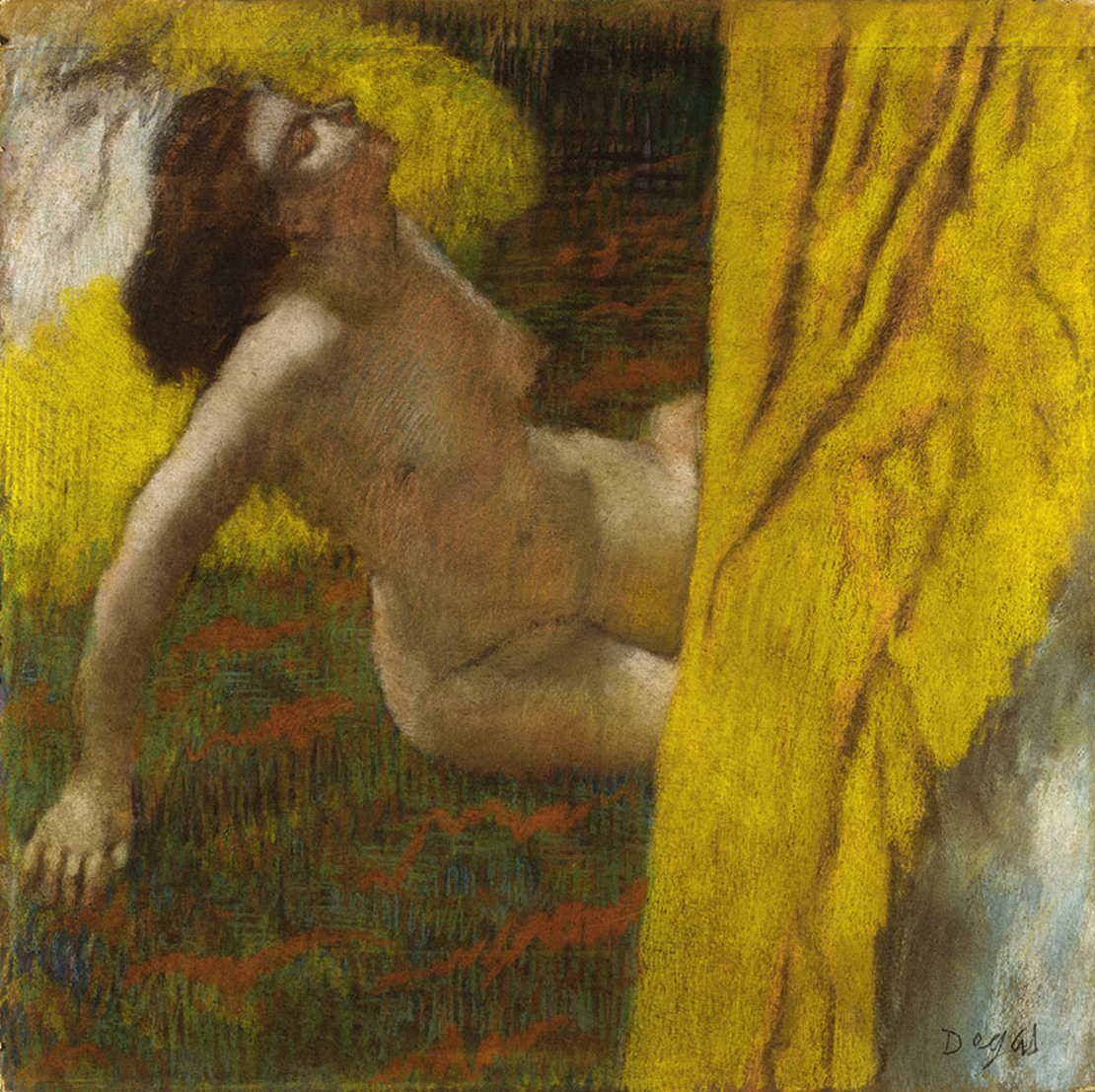 Edgar Degas, Female Nude, circa 1885/86Back.
