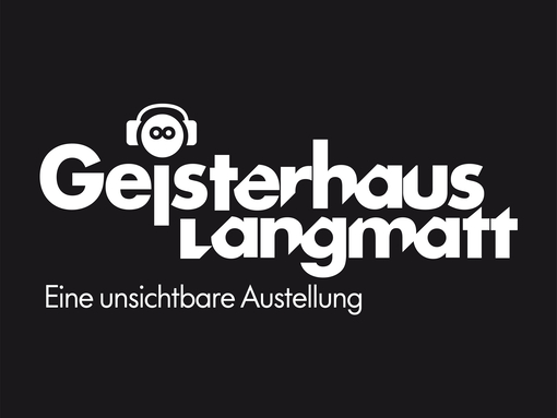 Logo der unsichtbaren Ausstellung «Geisterhaus Langmatt»